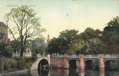 2272 Gezicht op de Tolsteegbrug over de Stadsbuitengracht te Utrecht; links de Bijlhouwerbrug.